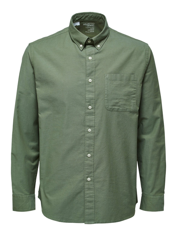 Selected Homme Herren Freizeithemd SLHREGRICK-OX FLEX - Regular Fit