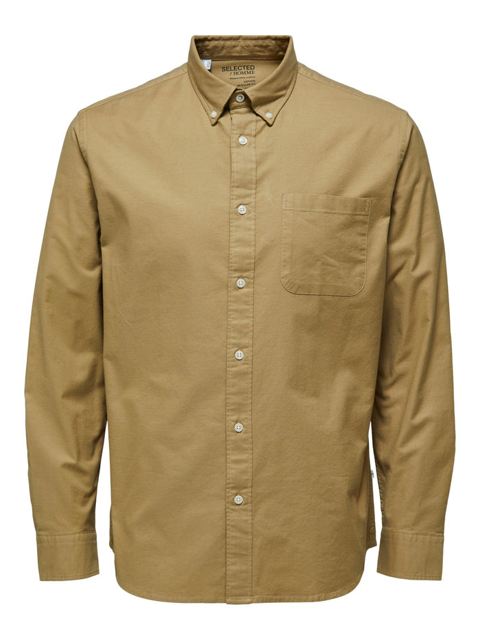 Selected Homme Herren Freizeithemd SLHREGRICK-OX FLEX - Regular Fit