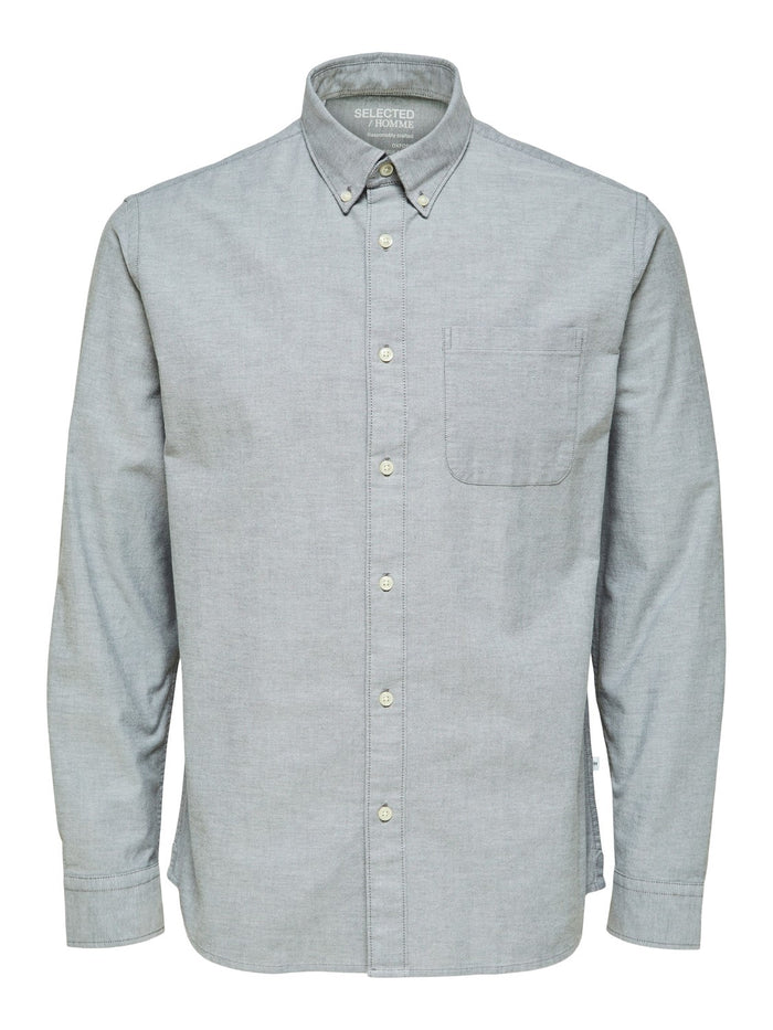 Selected Homme Herren Freizeithemd SLHREGRICK-OX FLEX - Regular Fit
