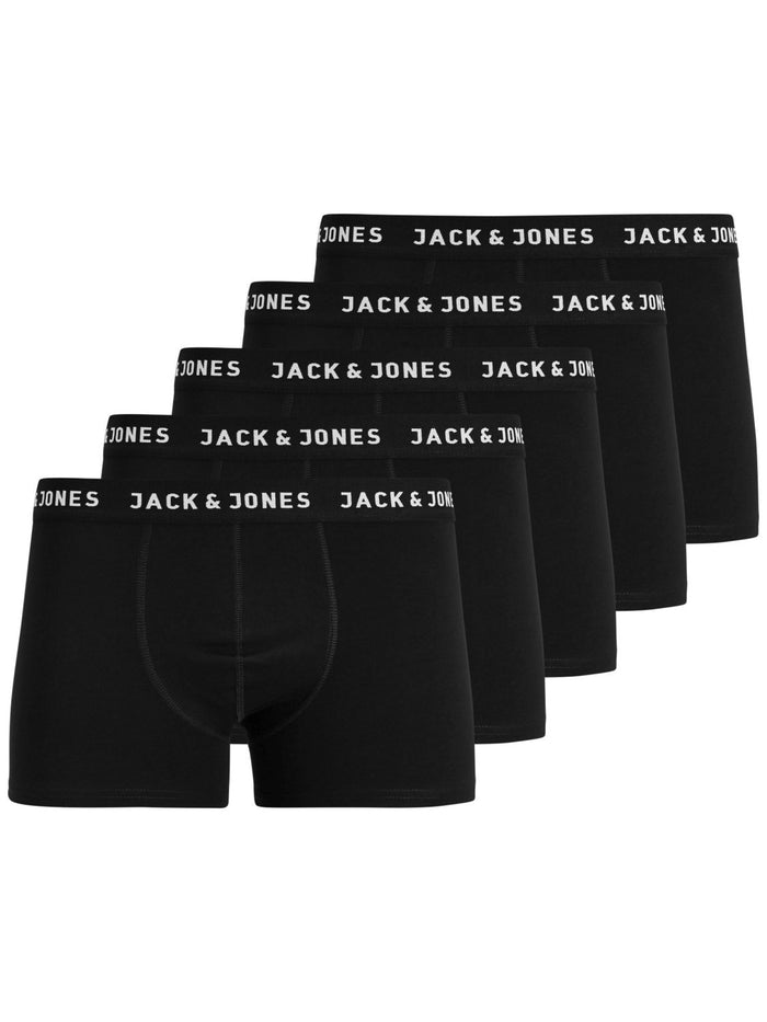Jack & Jones Herren Boxershort JACHUEY TRUNKS 5er Pack