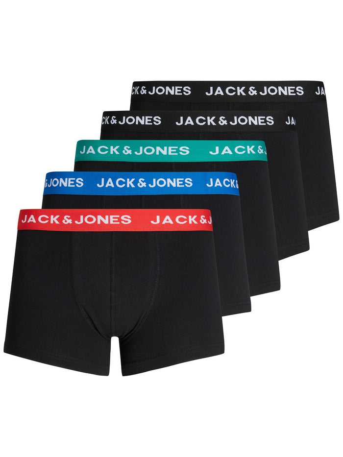 Jack & Jones Herren Boxershort JACHUEY TRUNKS 5er Pack