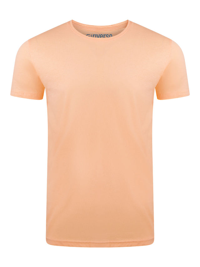 riverso Herren Basic T-Shirt RIVAaron Rundhals Regular Fit