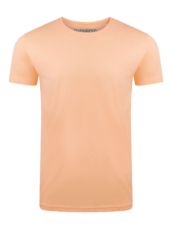 riverso Herren Basic T-Shirt RIVAaron Rundhals Regular Fit