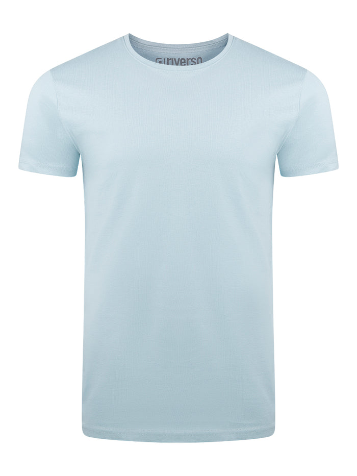 riverso Herren Basic T-Shirt RIVAaron Rundhals Regular Fit