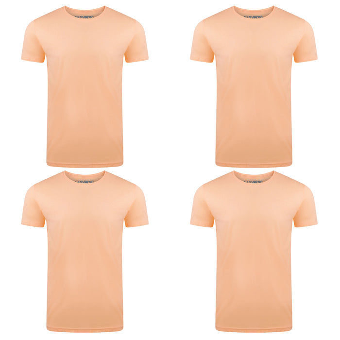 riverso Herren Basic T-Shirt RIVAaron Regular Fit 4er Pack