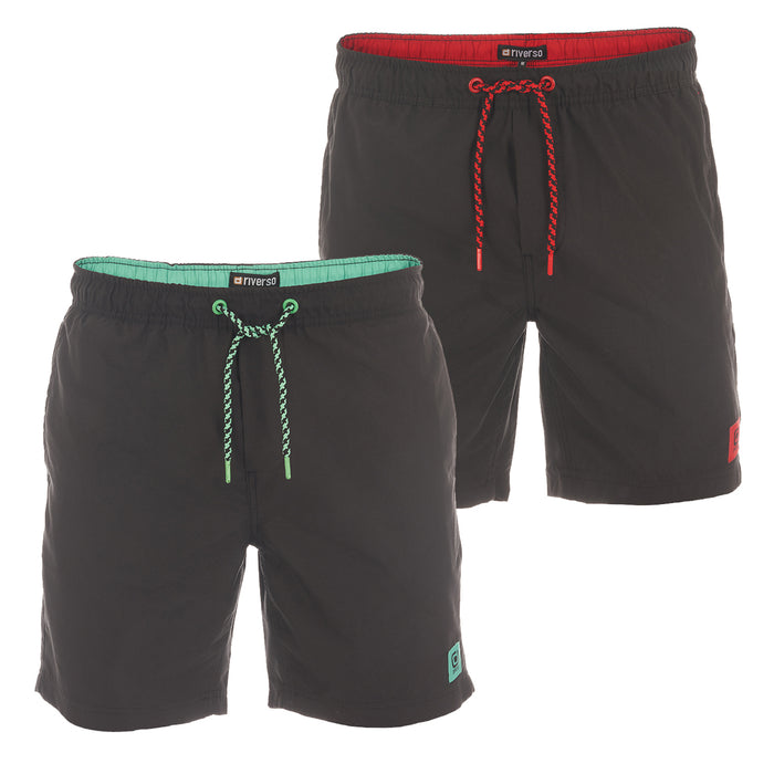 riverso Badehose Herren lang Badeshorts RIVDavid 2er Pack Set