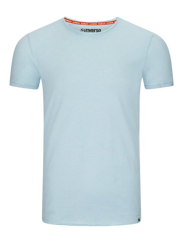 riverso Herren Basic T-Shirt RIVJonas Regular Fit