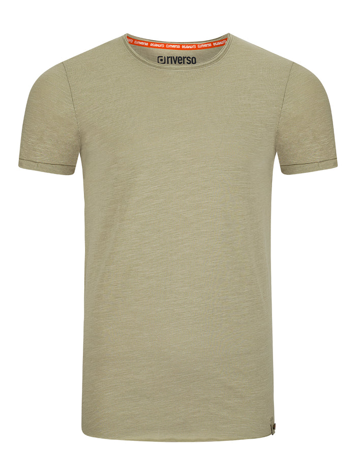 riverso Herren Basic T-Shirt RIVJonas Regular Fit