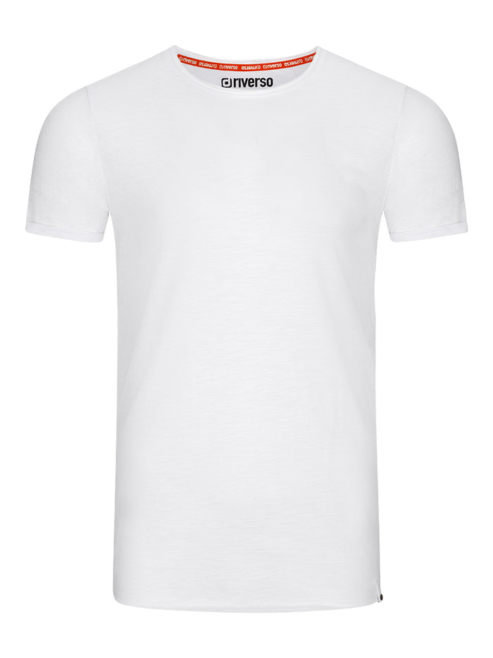 riverso Herren Basic T-Shirt RIVJonas Regular Fit