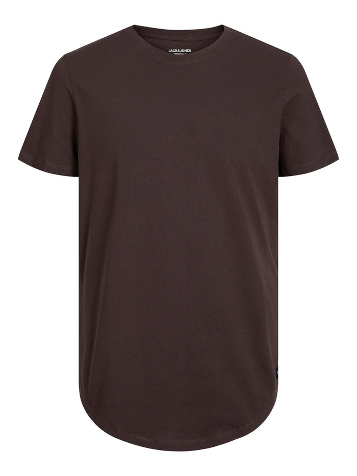 Jack & Jones Herren Rundhals T-Shirt JJENOA Regular Fit