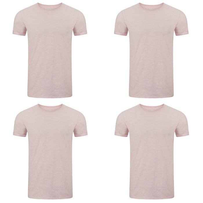 riverso Herren Basic T-Shirt RIVMatteo Regular Fit 4er Pack