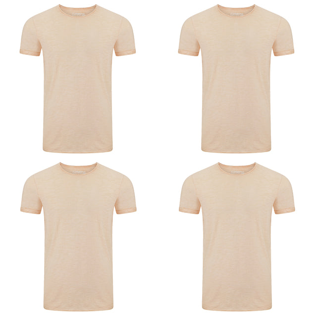 riverso Herren Basic T-Shirt RIVMatteo Regular Fit 4er Pack