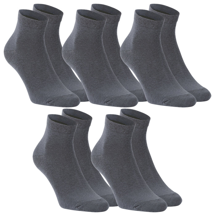 Dailysoxx QUARTER COMFORTSOCKS Herren Lowcut Kurzschaft Socken 5er Pack