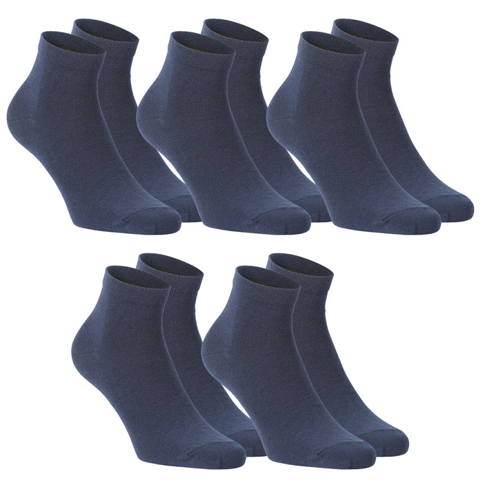 Dailysoxx QUARTER COMFORTSOCKS Herren Lowcut Kurzschaft Socken 5er Pack