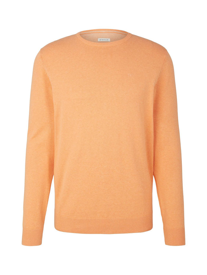 Tom Tailor Herren Rundhals Pullover Basic Crew Neck