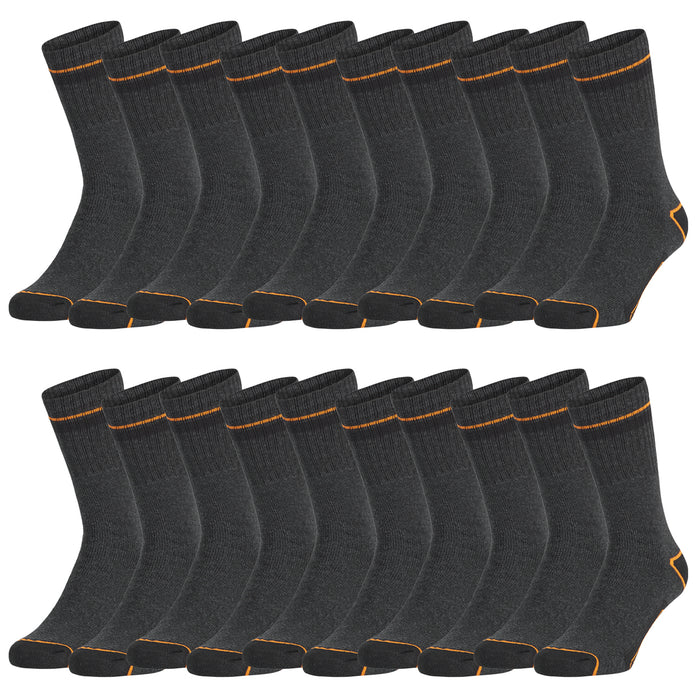 Black+Decker Crew Work Socks Unisex Herren Damen Arbeitssocken 10er Pack