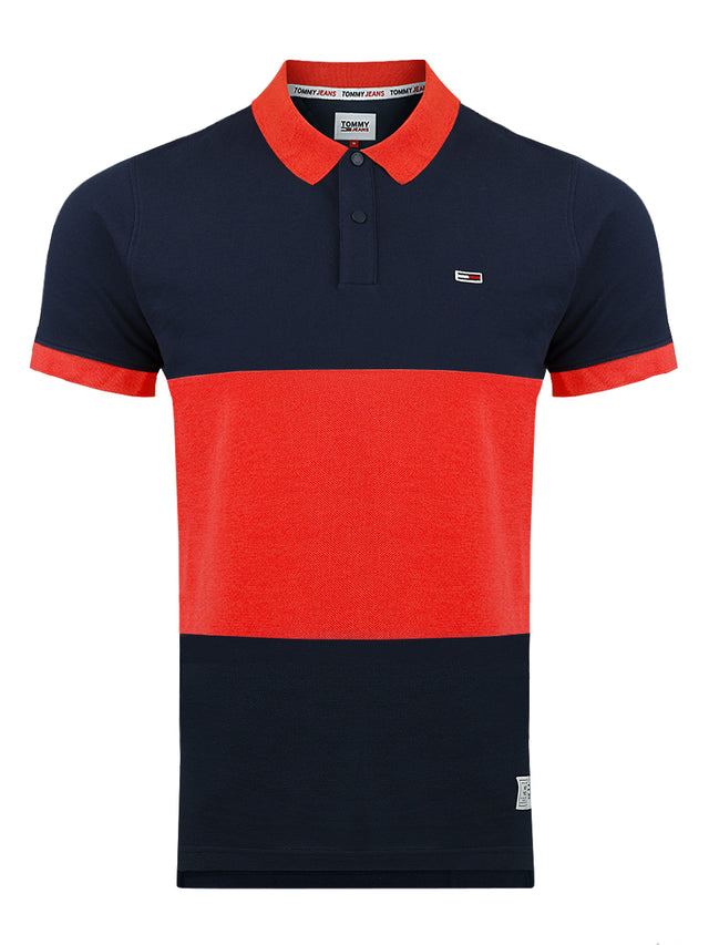 Tommy Hilfiger Herren Poloshirt TJM S/S POLO COLORBLOCK REGULAR