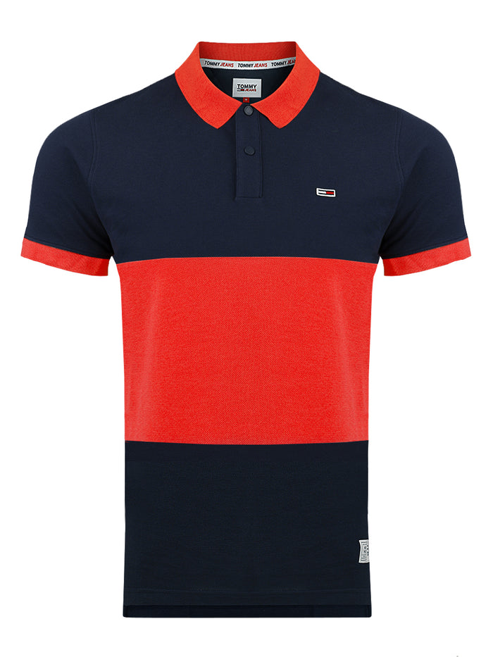 Tommy Hilfiger Herren Poloshirt TJM S/S POLO COLORBLOCK REGULAR