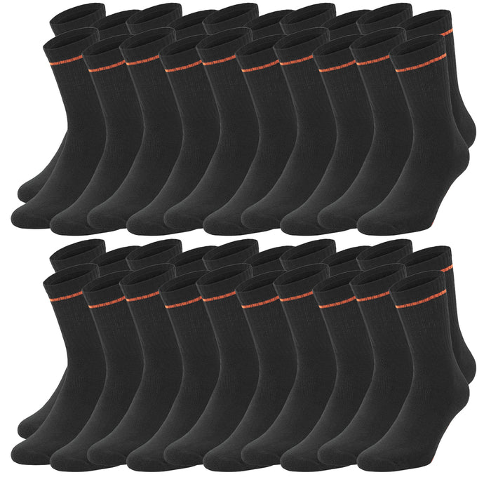 Black+Decker Crew Work Socks Unisex Herren Damen Arbeitssocken 20er Pack