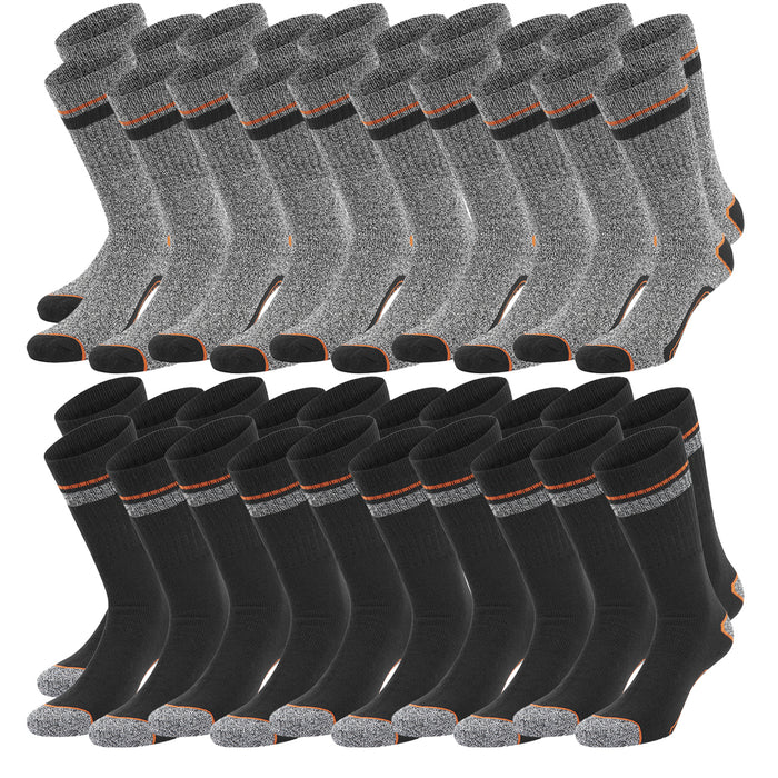 Black+Decker Crew Work Socks Unisex Herren Damen Arbeitssocken 20er Pack