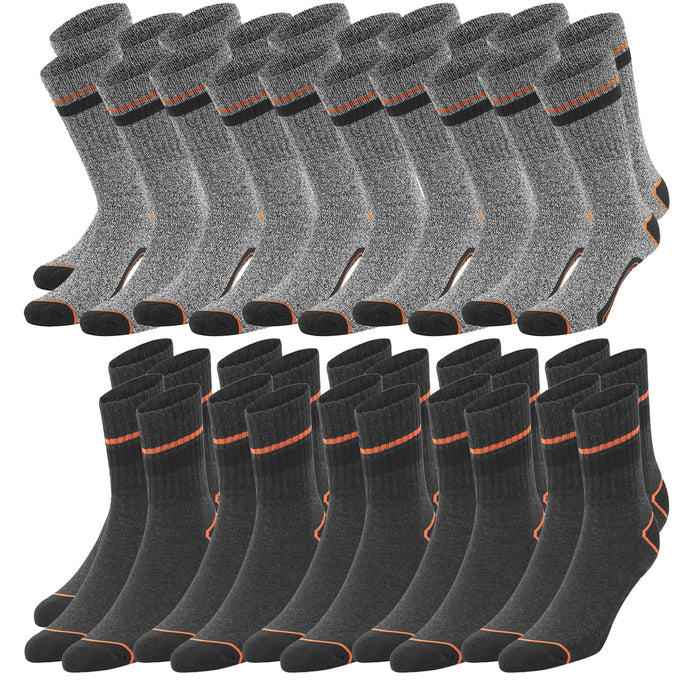 Black+Decker Crew Work Socks Unisex Herren Damen Arbeitssocken 20er Pack