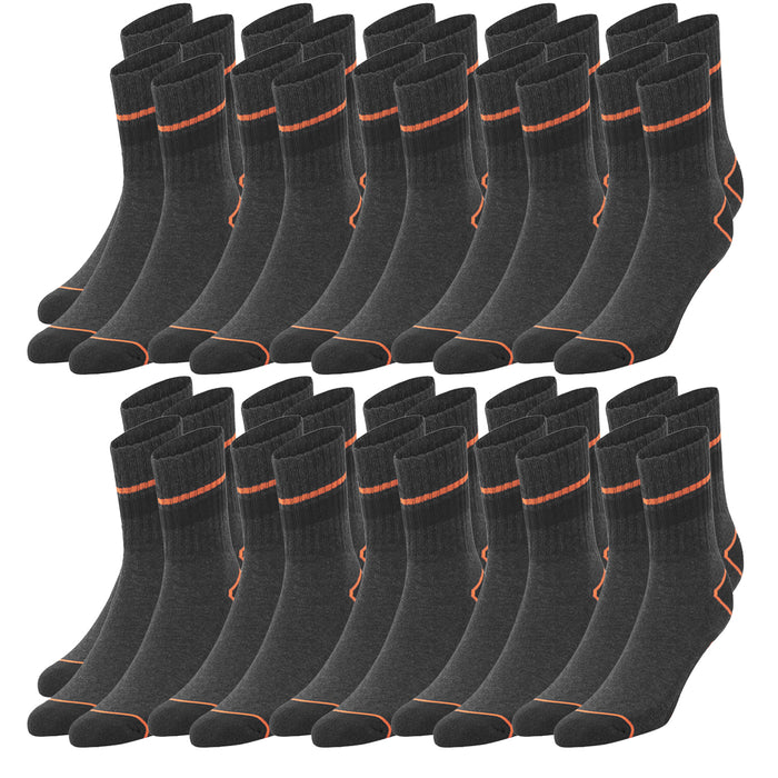 Black+Decker Crew Work Socks Unisex Herren Damen Arbeitssocken 20er Pack