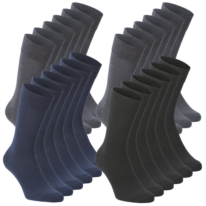 Dailysoxx CREW COMFORTSOCKS Herren Regular Socken 12er Pack