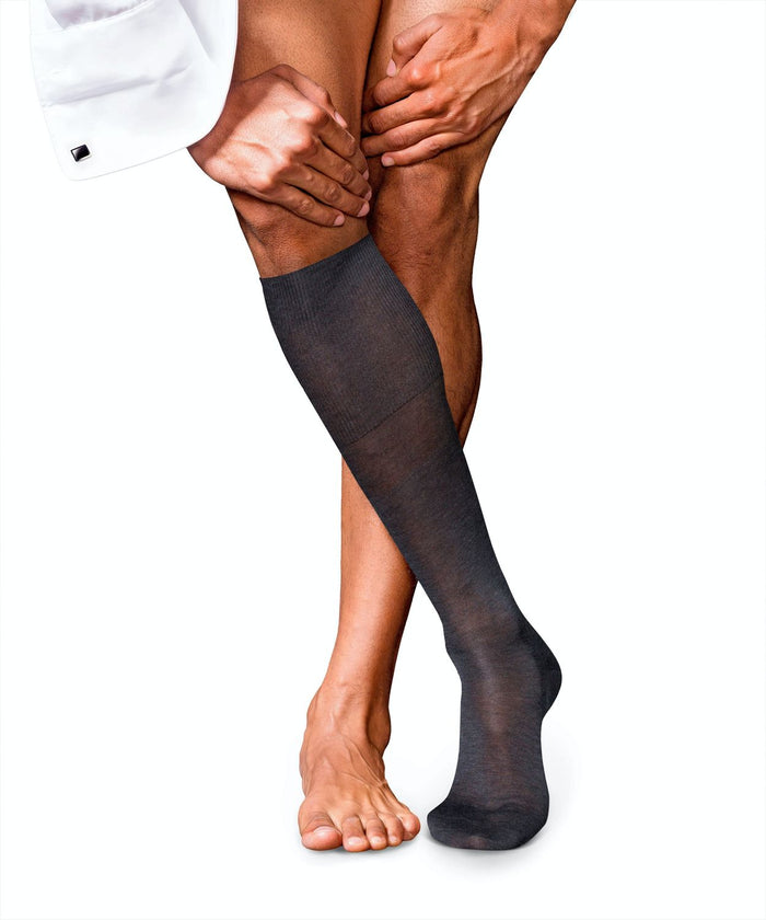 Falke Herren Kniestrümpfe No. 9 Pure Fil d´Écosse