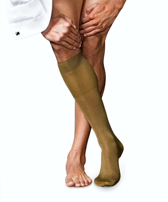 Falke Herren Kniestrümpfe No. 9 Pure Fil d´Écosse