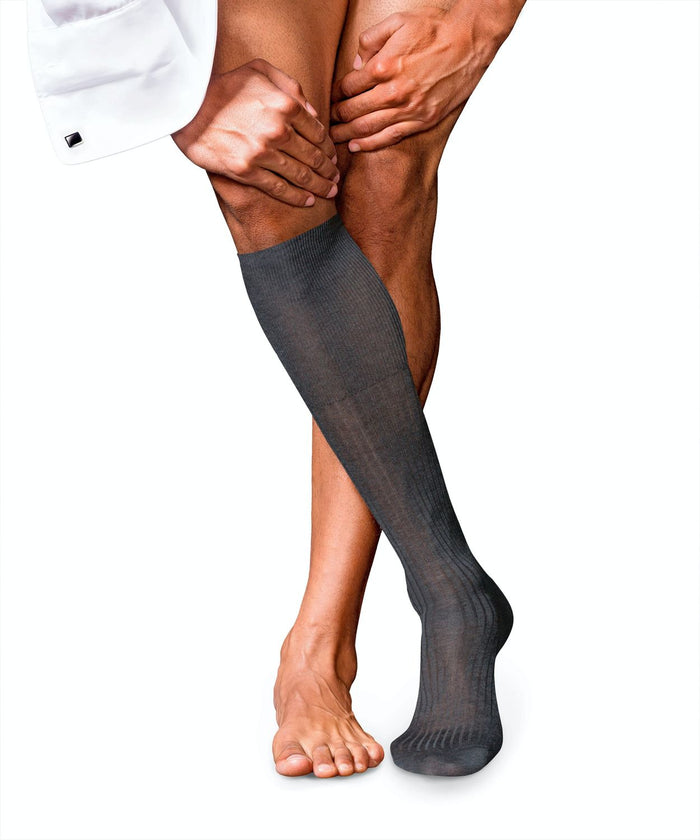 Falke Herren Kniestrümpfe No. 10 Pure Fil d´Écosse