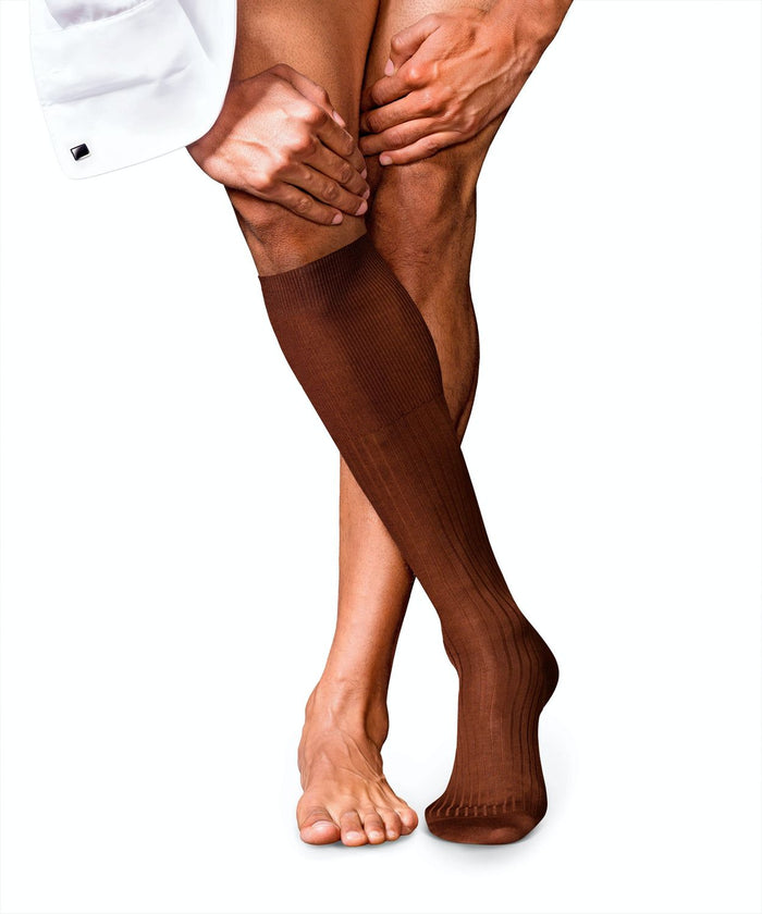 Falke Herren Kniestrümpfe No. 10 Pure Fil d´Écosse