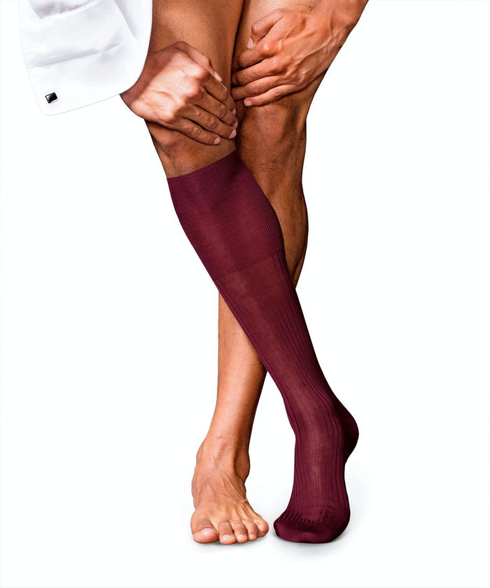 Falke Herren Kniestrümpfe No. 10 Pure Fil d´Écosse