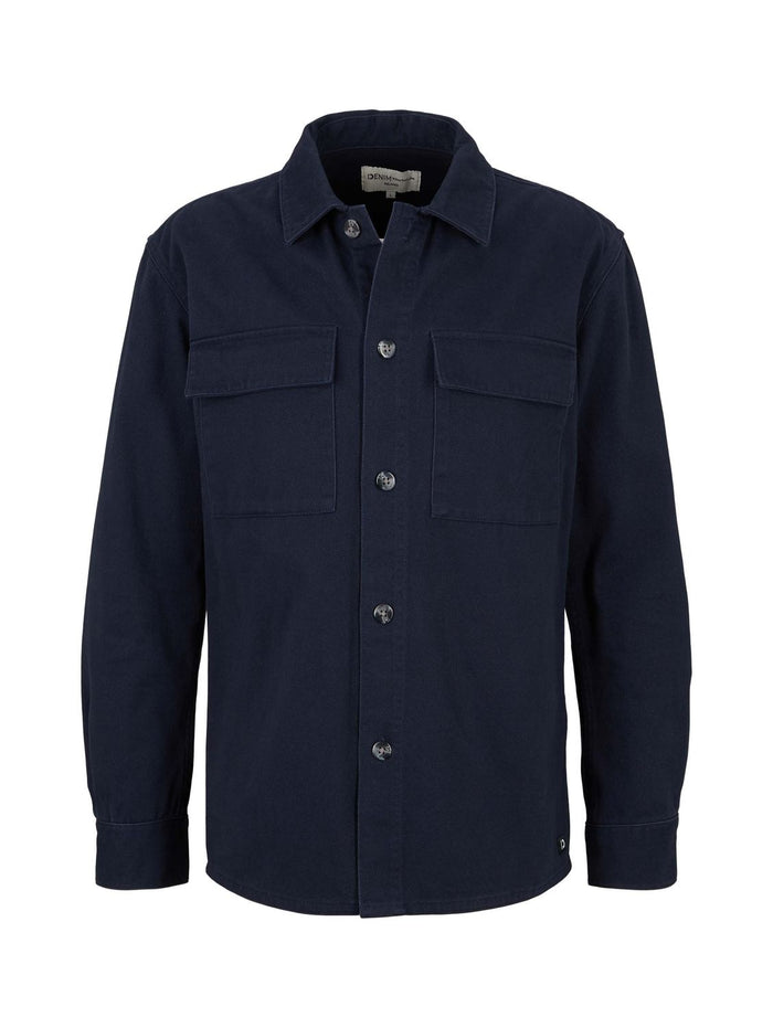 Tom Tailor Denim Herren  Hemd Relaxed Overshirt