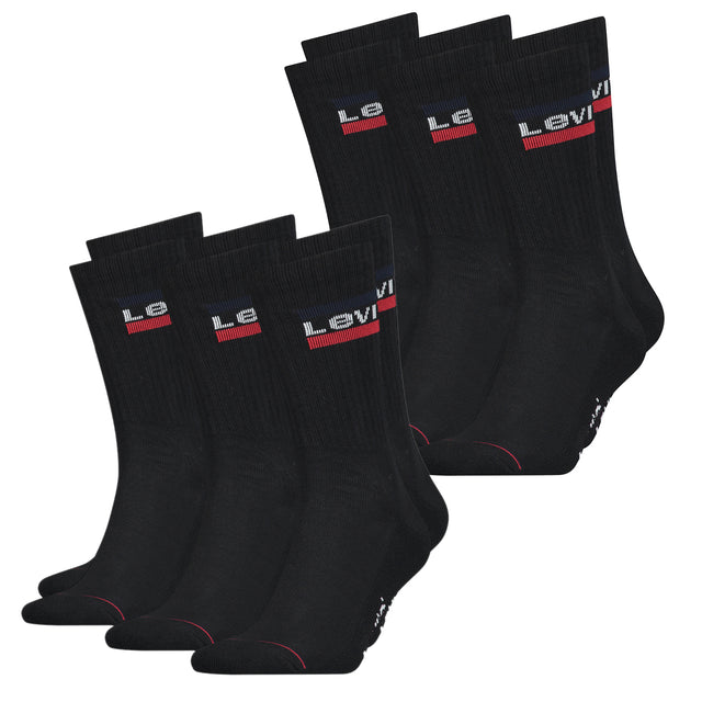 Levi's Unisex Socken Regular Cut 120SF SPRT LT 6er Pack