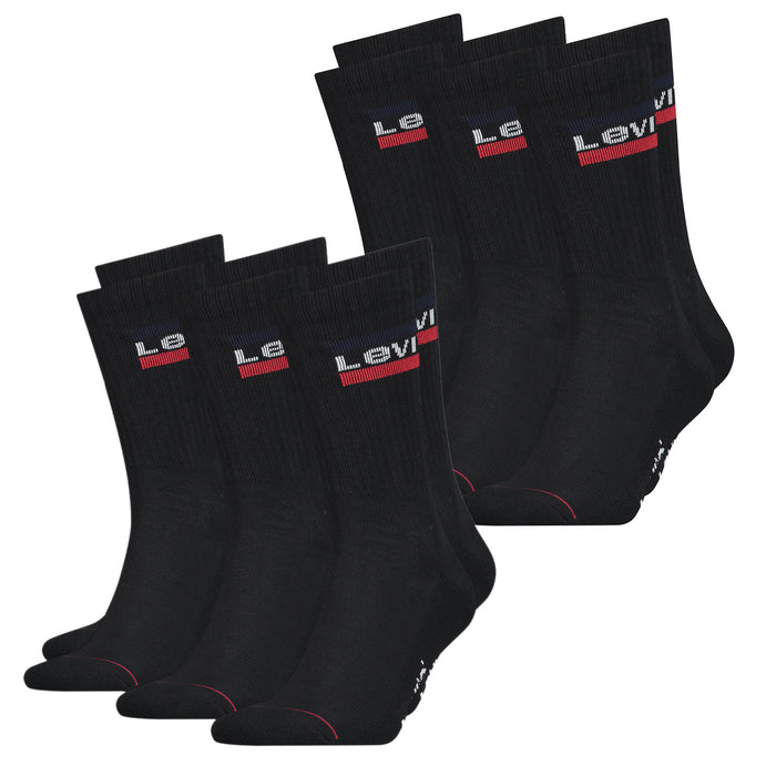 Levi's Unisex Socken Regular Cut 120SF SPRT LT 6er Pack