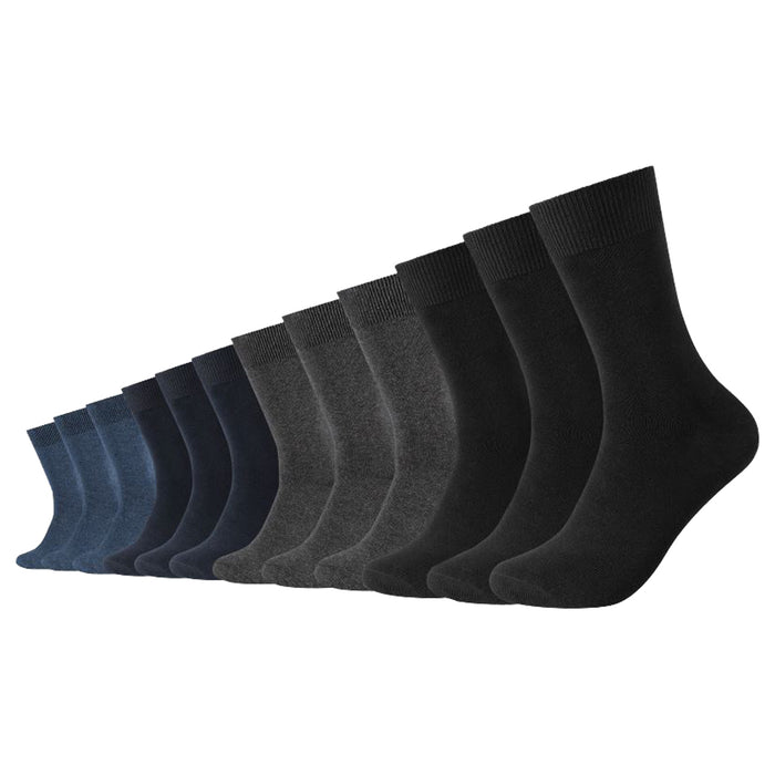 Camano Unisex Socken Comfort Cotton Crew 12er Pack