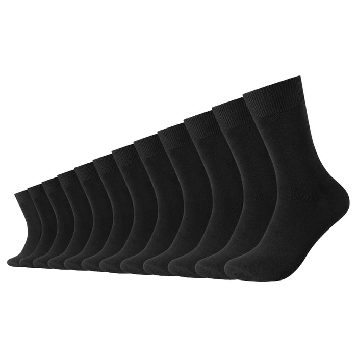 Camano Unisex Socken Comfort Cotton Crew 12er Pack