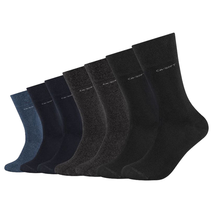 Camano Unisex CA-Soft Crew Socken 7er Pack