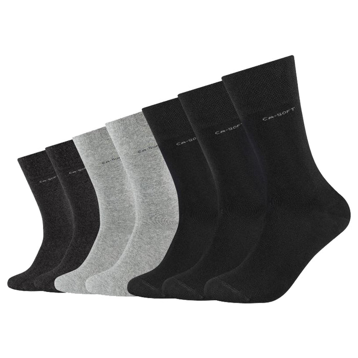 Camano Unisex CA-Soft Crew Socken 7er Pack