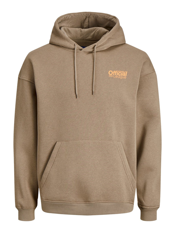 Jack & Jones Herren Hoodie Kapuzenpullover JORBRINK CLUB - Relaxed Fit