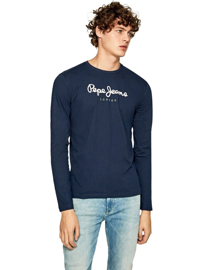 Pepe Jeans Herren Rundhals Langarmshirt EGGO LONG N - Regular Fit