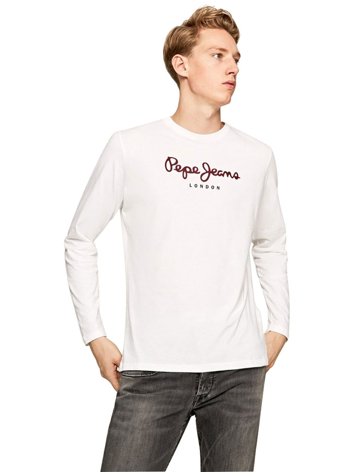 Pepe Jeans Herren Rundhals Langarmshirt EGGO LONG N - Regular Fit