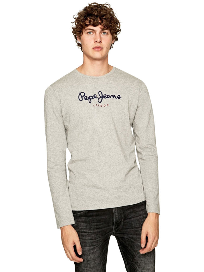 Pepe Jeans Herren Rundhals Langarmshirt EGGO LONG N - Regular Fit