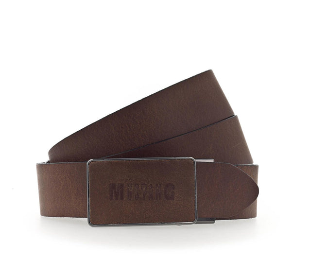 Mustang Herren Ledergürtel MG2065L14 35mm Gürtelbreite