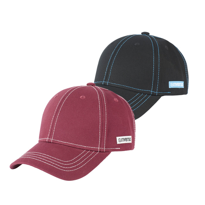 riverso Herren Cap RIVNoel Baseballcap 2er Pack