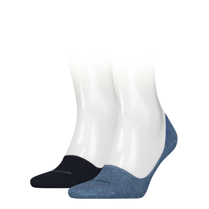Calvin Klein Herren Footies Mid Cut 2er Pack