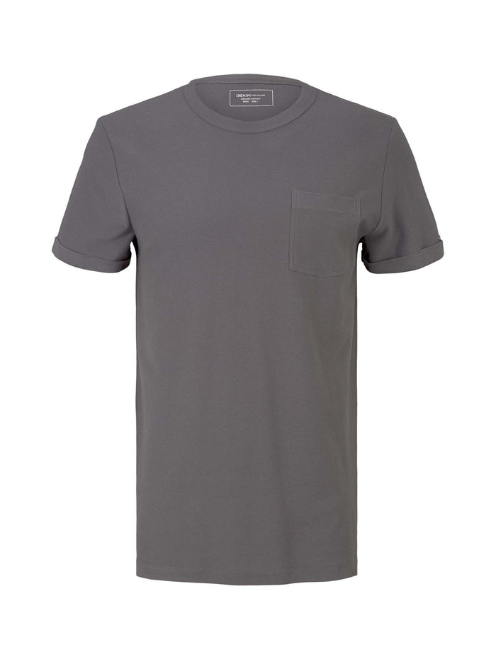 Tom Tailor Denim Herren T-Shirt POCKET - Regular Fit