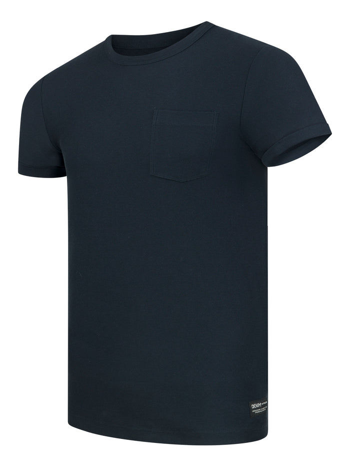 Tom Tailor Denim Herren T-Shirt POCKET - Regular Fit