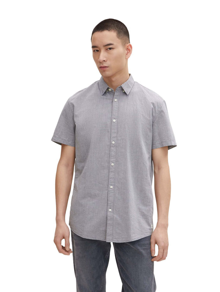Tom Tailor Denim Herren  Hemd STRUCTURED