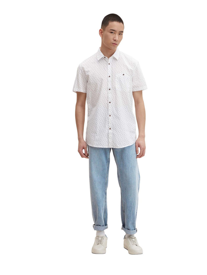 Tom Tailor Denim Herren  Hemd FITTED STRUCTUR